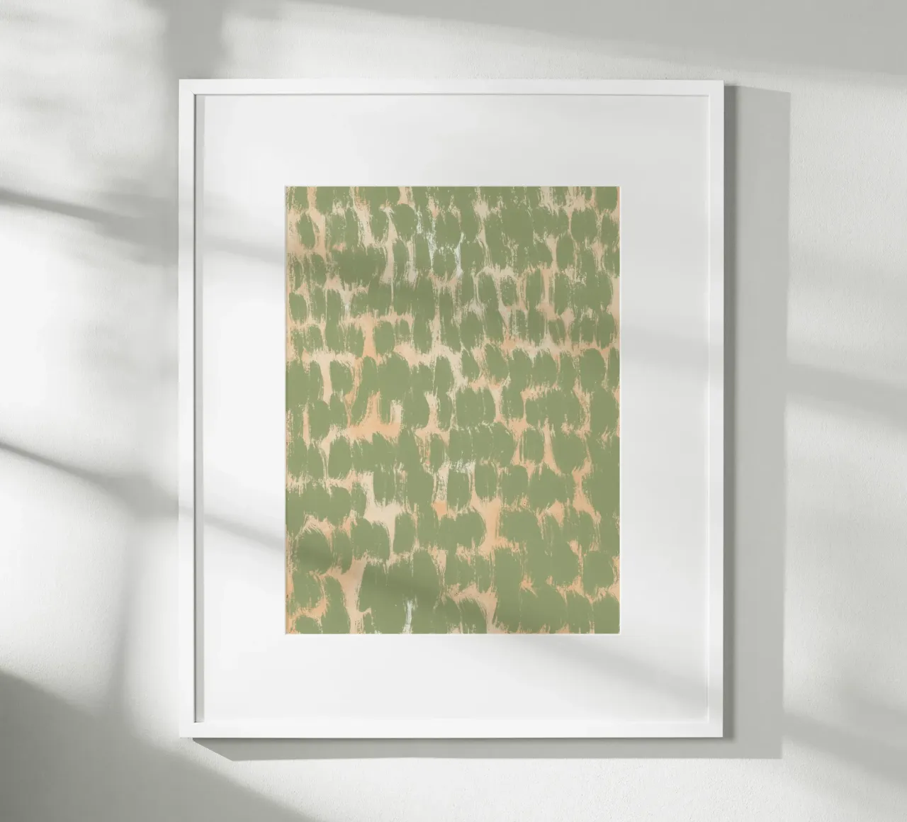 Tiny brushstrokes pattern 02 poster by Little Dean