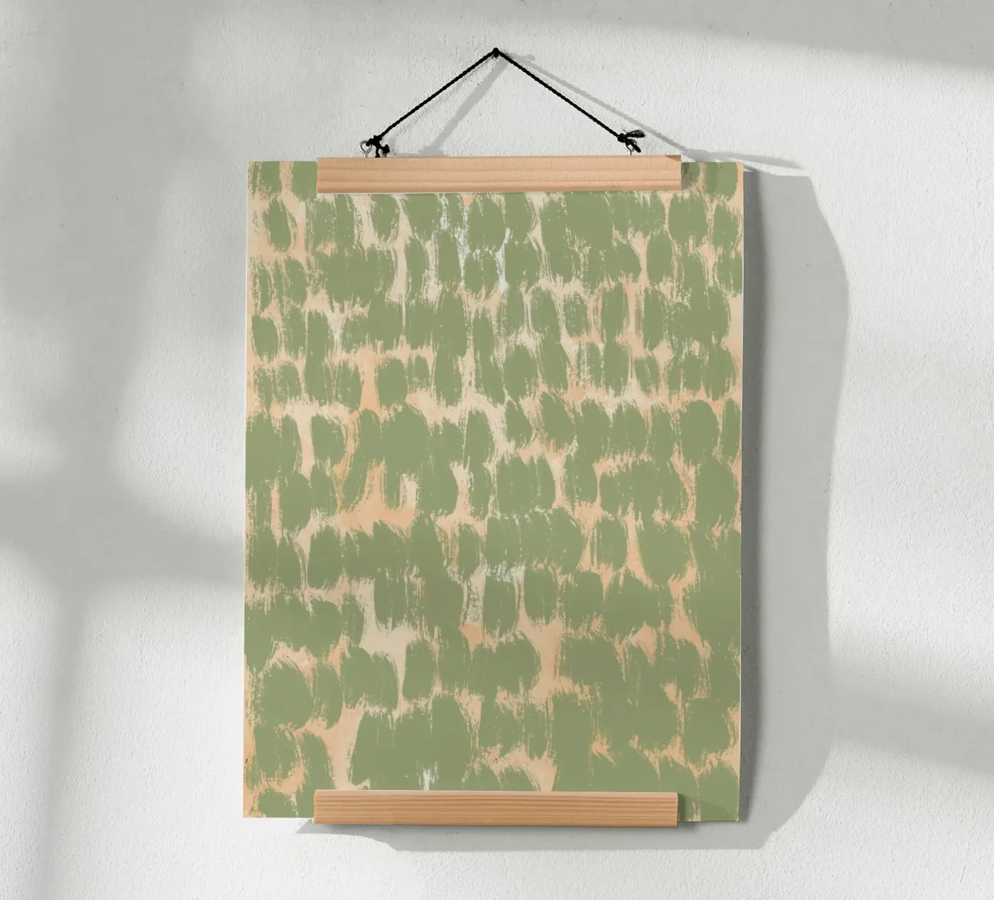 Tiny brushstrokes pattern 02 poster da Little Dean