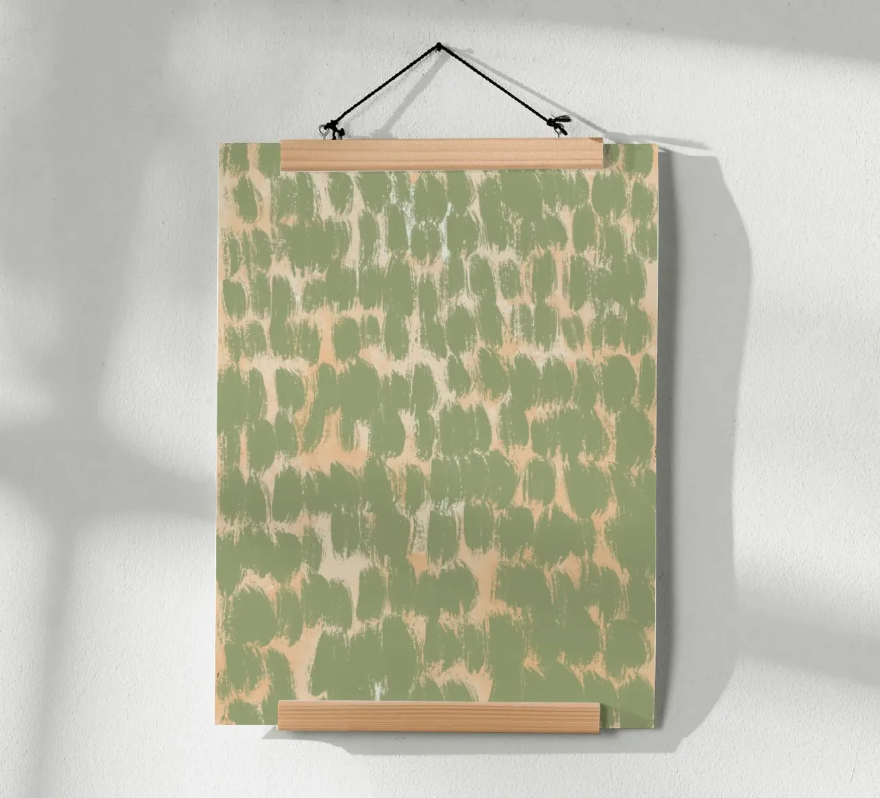 Tiny brushstrokes pattern 02 poster by Little Dean