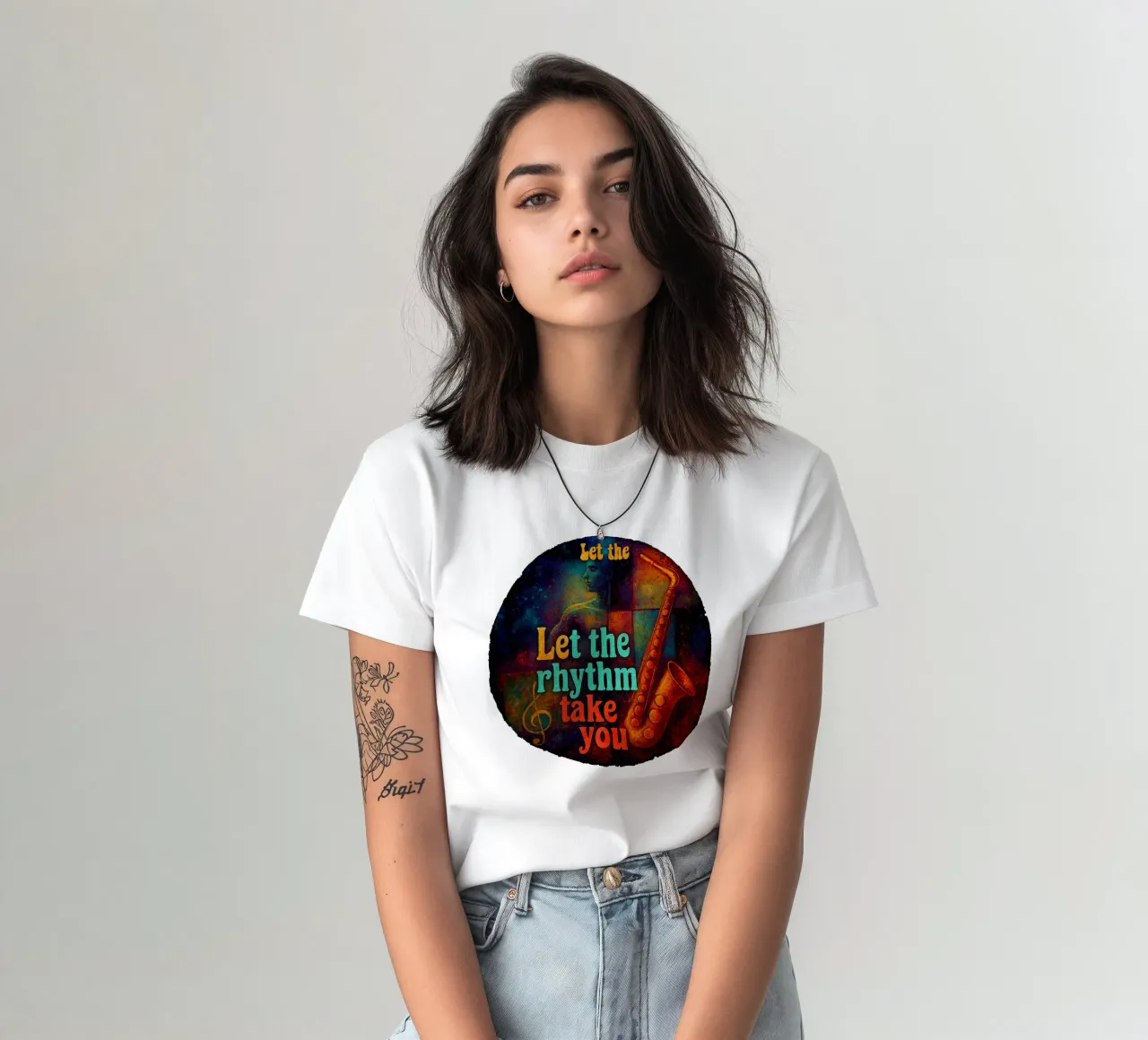 LET THE RHYTHM TAKE YOU t-shirt da Vintage Van Gogh