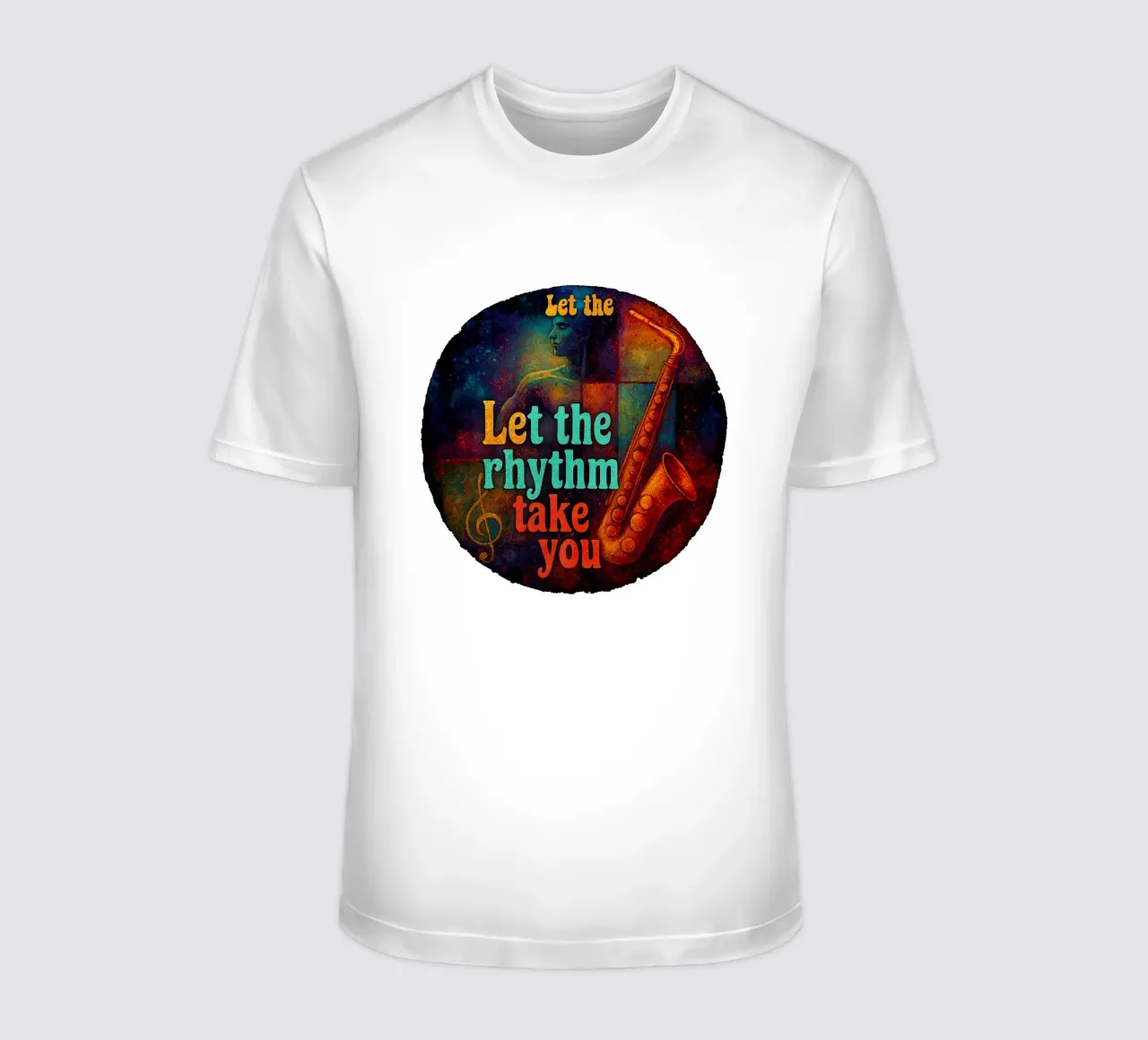 LET THE RHYTHM TAKE YOU t-shirt da Vintage Van Gogh