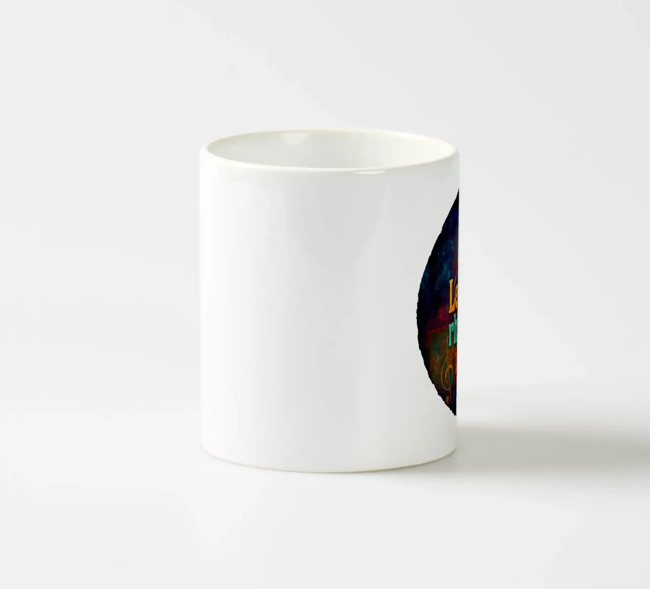 LET THE RHYTHM TAKE YOU tazza in ceramica da Vintage Van Gogh