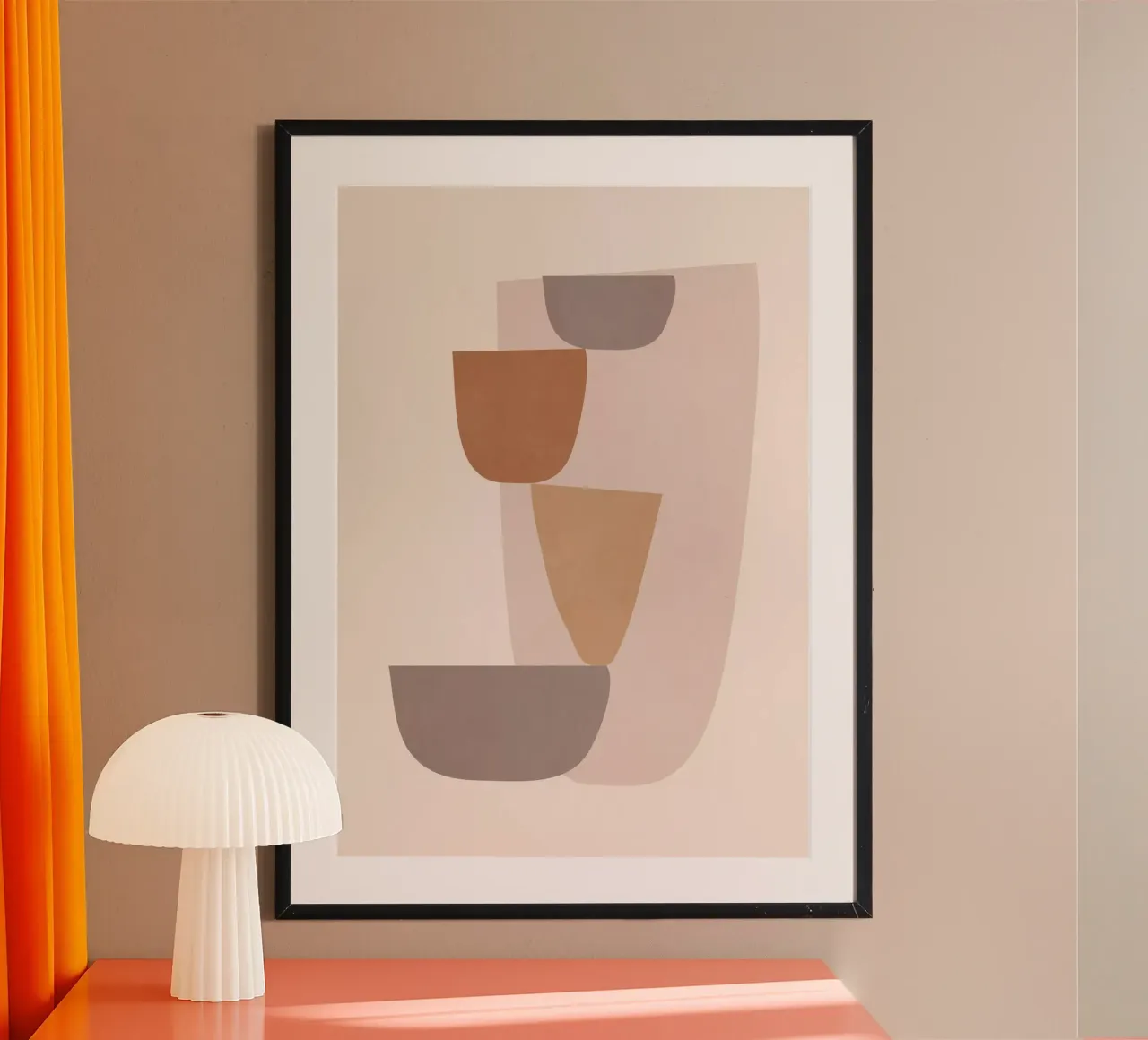 astratto minimo 25 poster con telaio in alluminio da ThingDesign