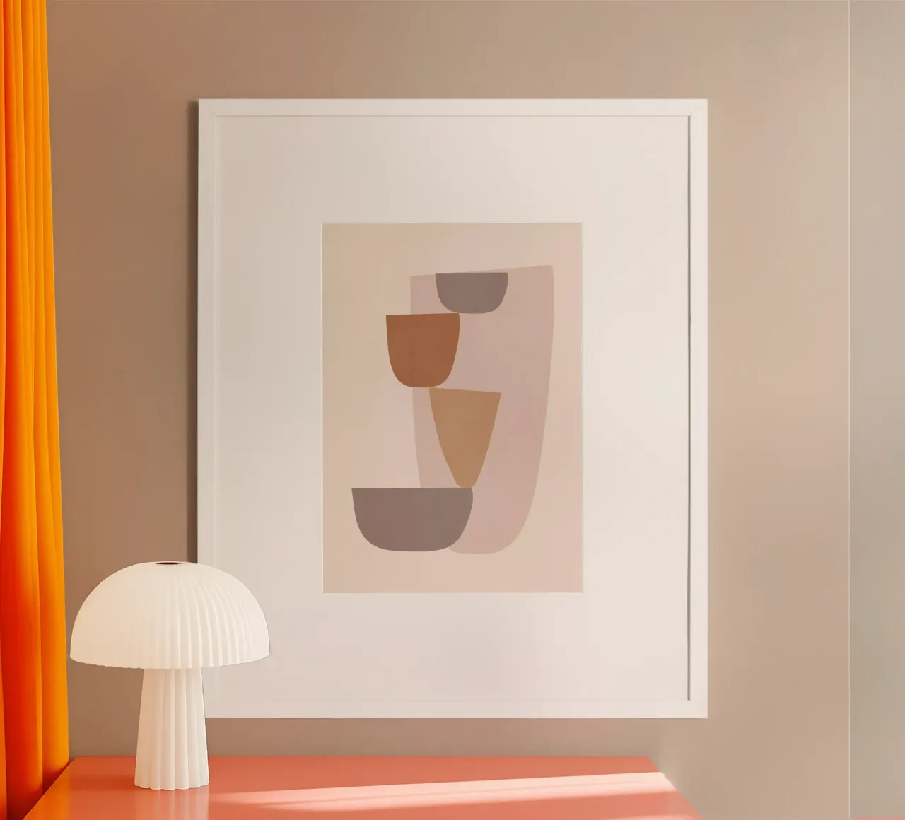 astratto minimo 25 poster con telaio in alluminio da ThingDesign