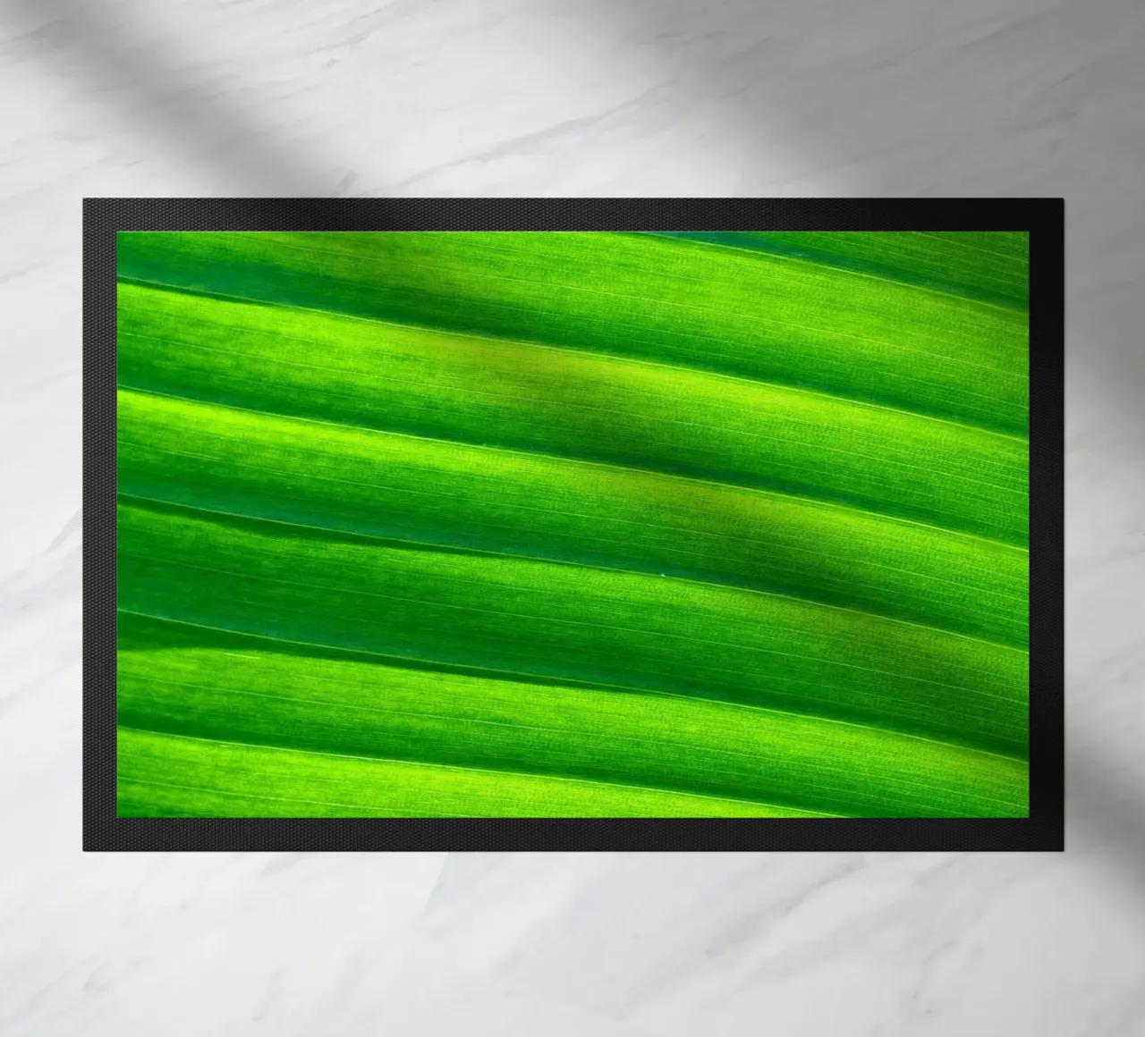 leaf green doormat by Earthly Visions