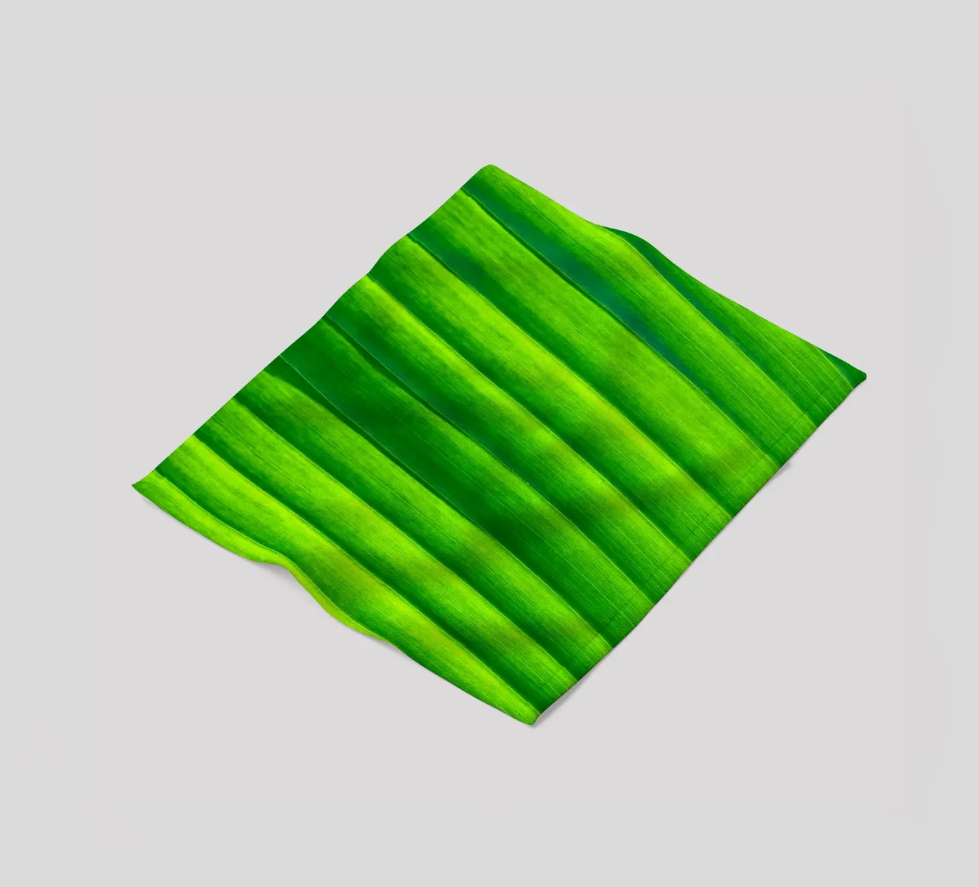 leaf green fleece blanket by Earthly Visions