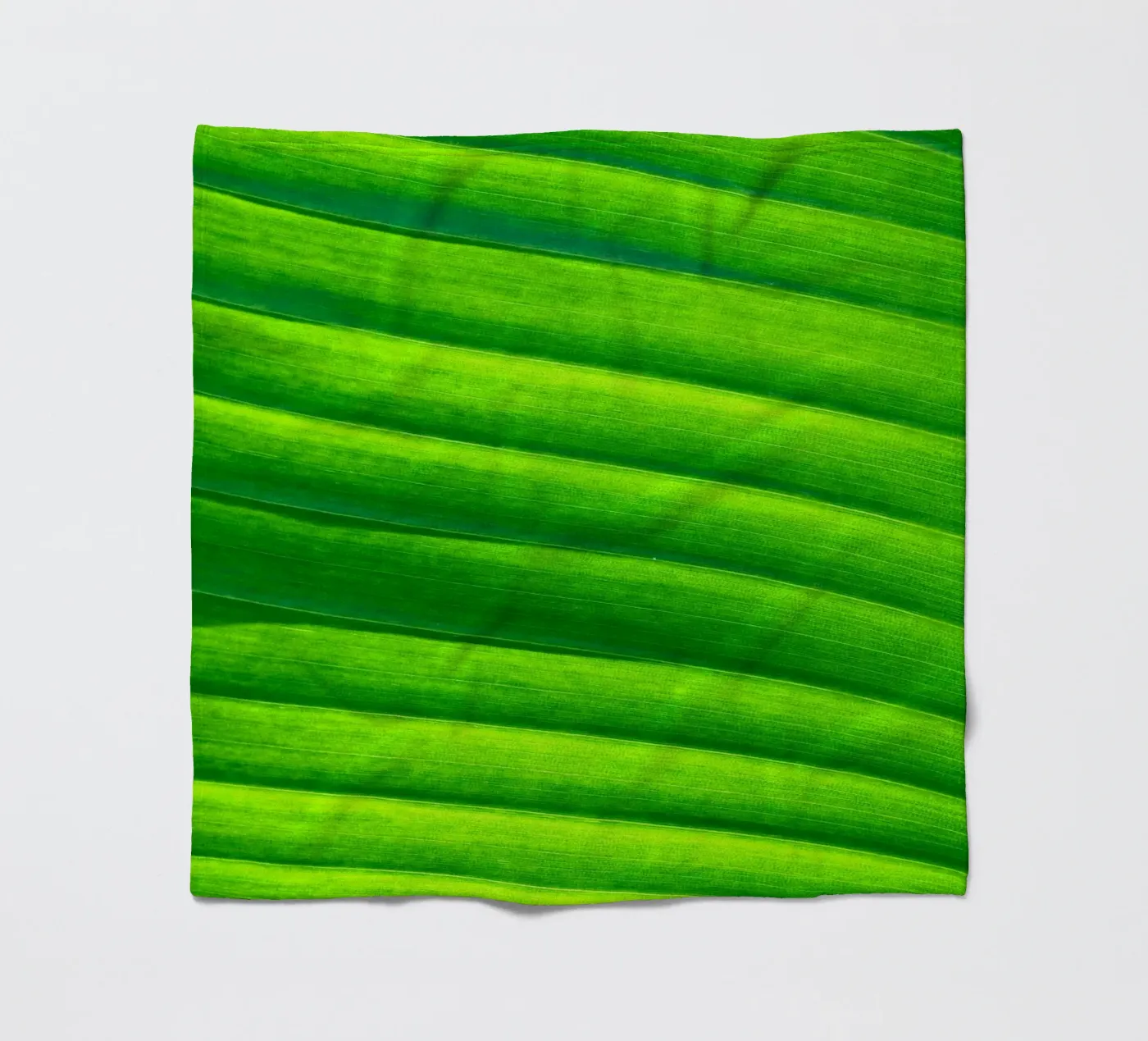 leaf green fleece blanket by Earthly Visions