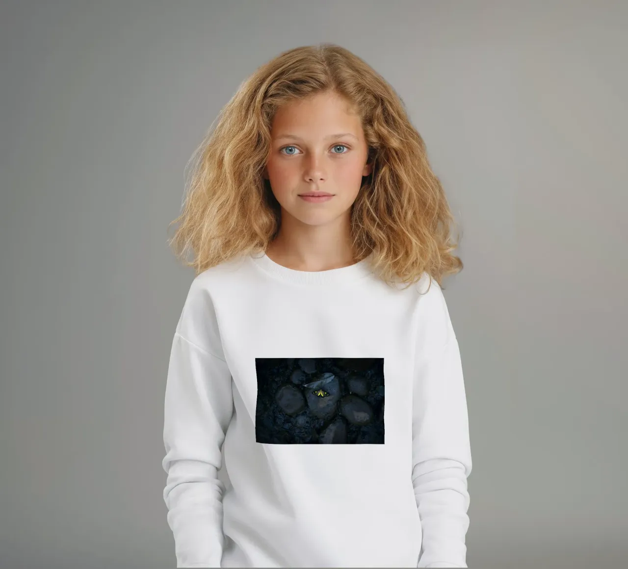farfalla gialla felpa bambino da Earthly Visions