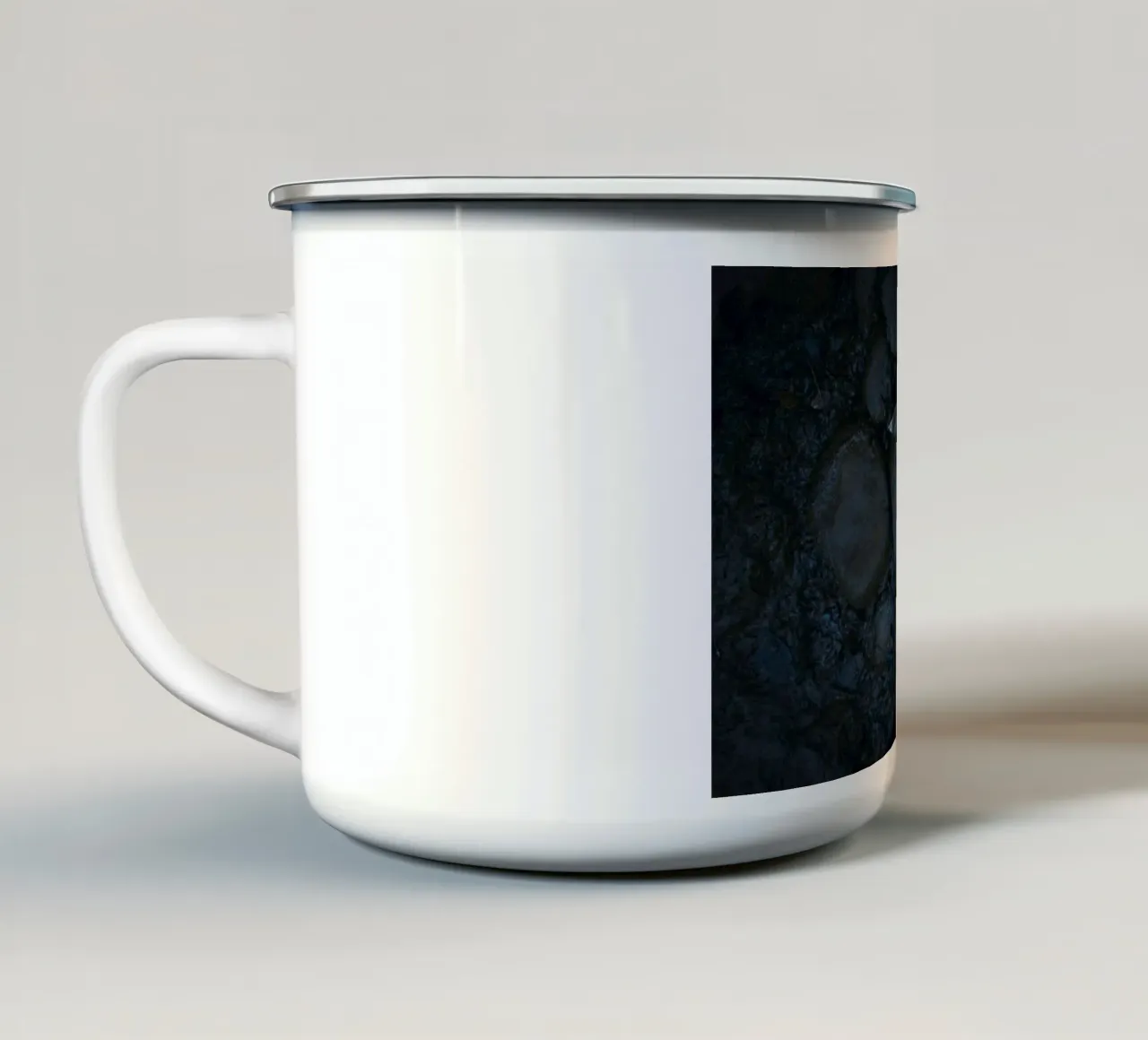 farfalla gialla tazza in smalto da Earthly Visions