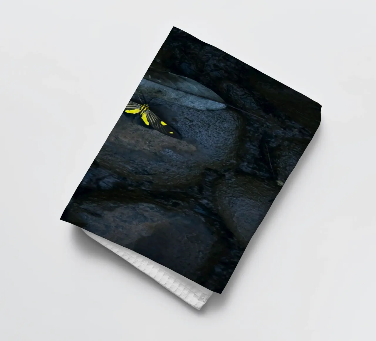papillon jaune torchon de Earthly Visions