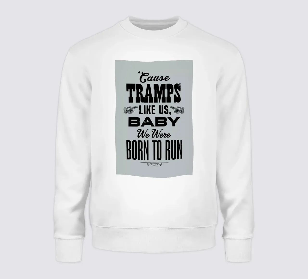 BORN TO RUN felpa da The Indoor Type