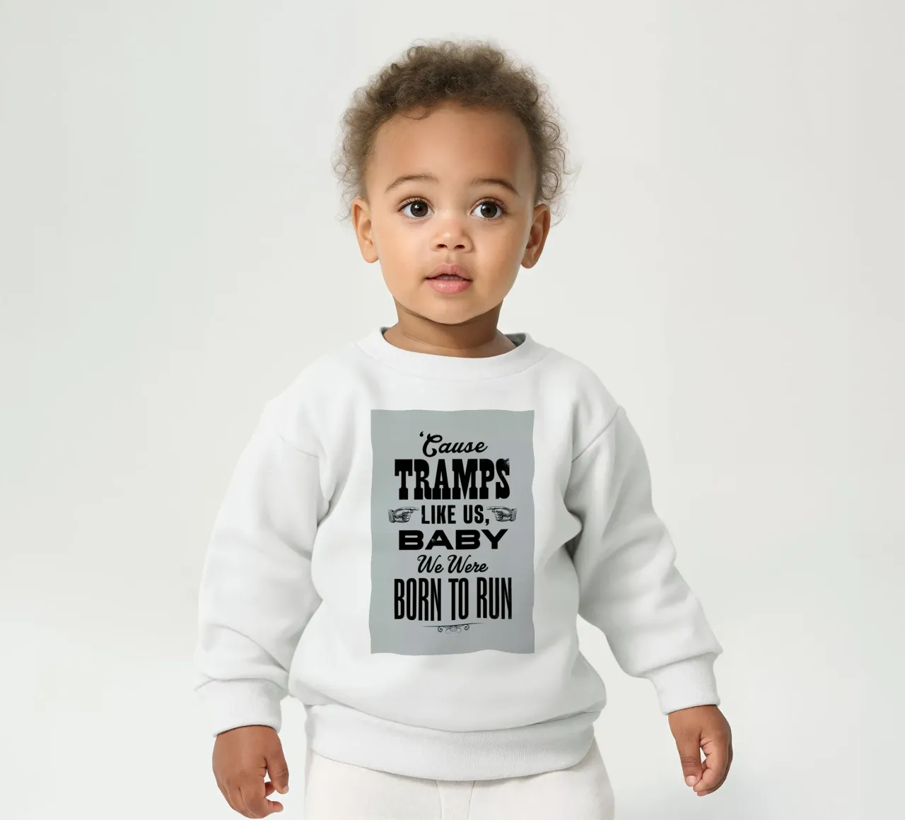 BORN TO RUN felpa neonato da The Indoor Type