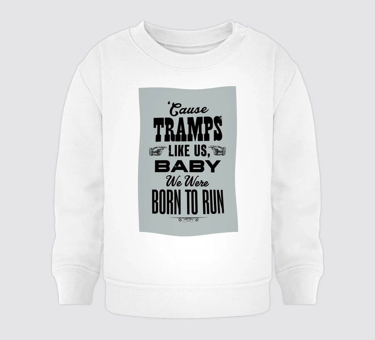 BORN TO RUN felpa neonato da The Indoor Type