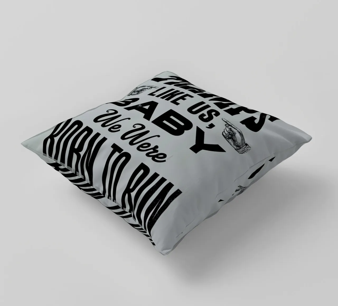 BORN TO RUN cuscino da The Indoor Type