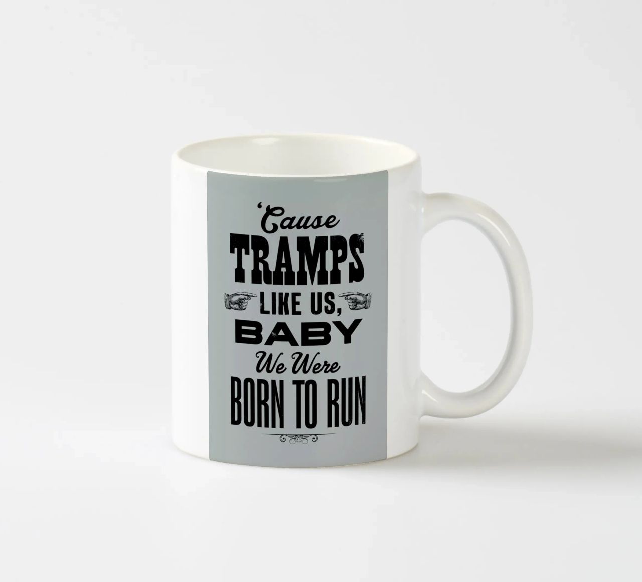 BORN TO RUN tazza in ceramica da The Indoor Type