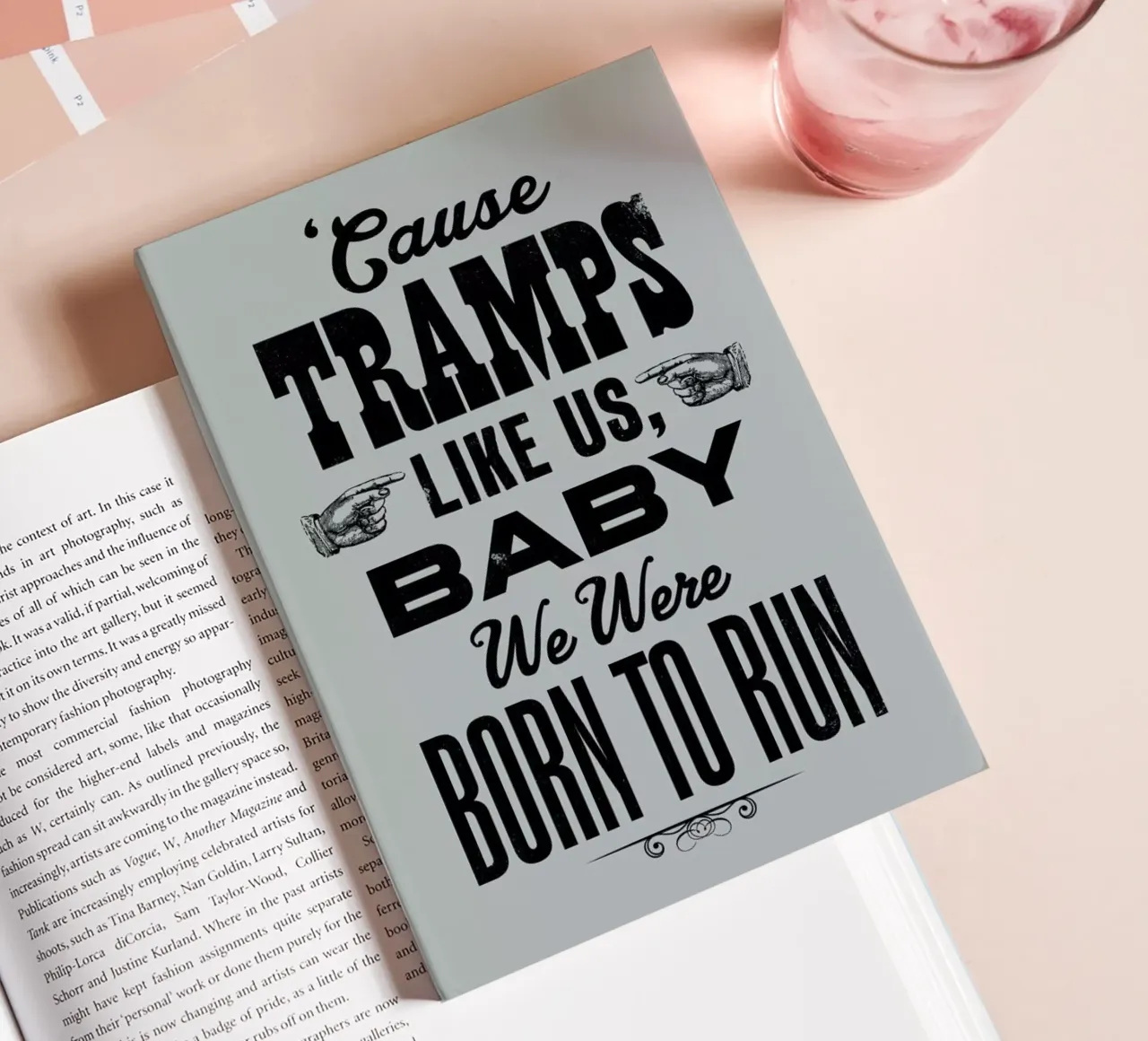 BORN TO RUN notebook by The Indoor Type