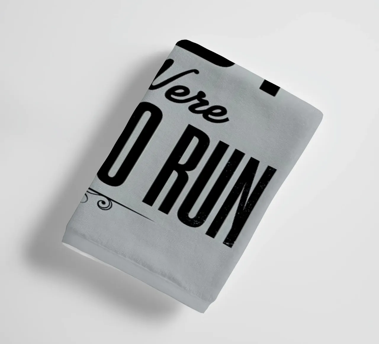 BORN TO RUN asciugamano da bagno da The Indoor Type