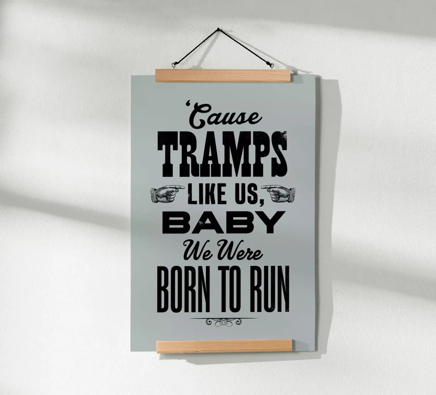 BORN TO RUN poster da The Indoor Type