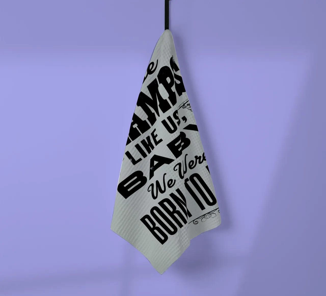 BORN TO RUN canovaccio da cucina da The Indoor Type