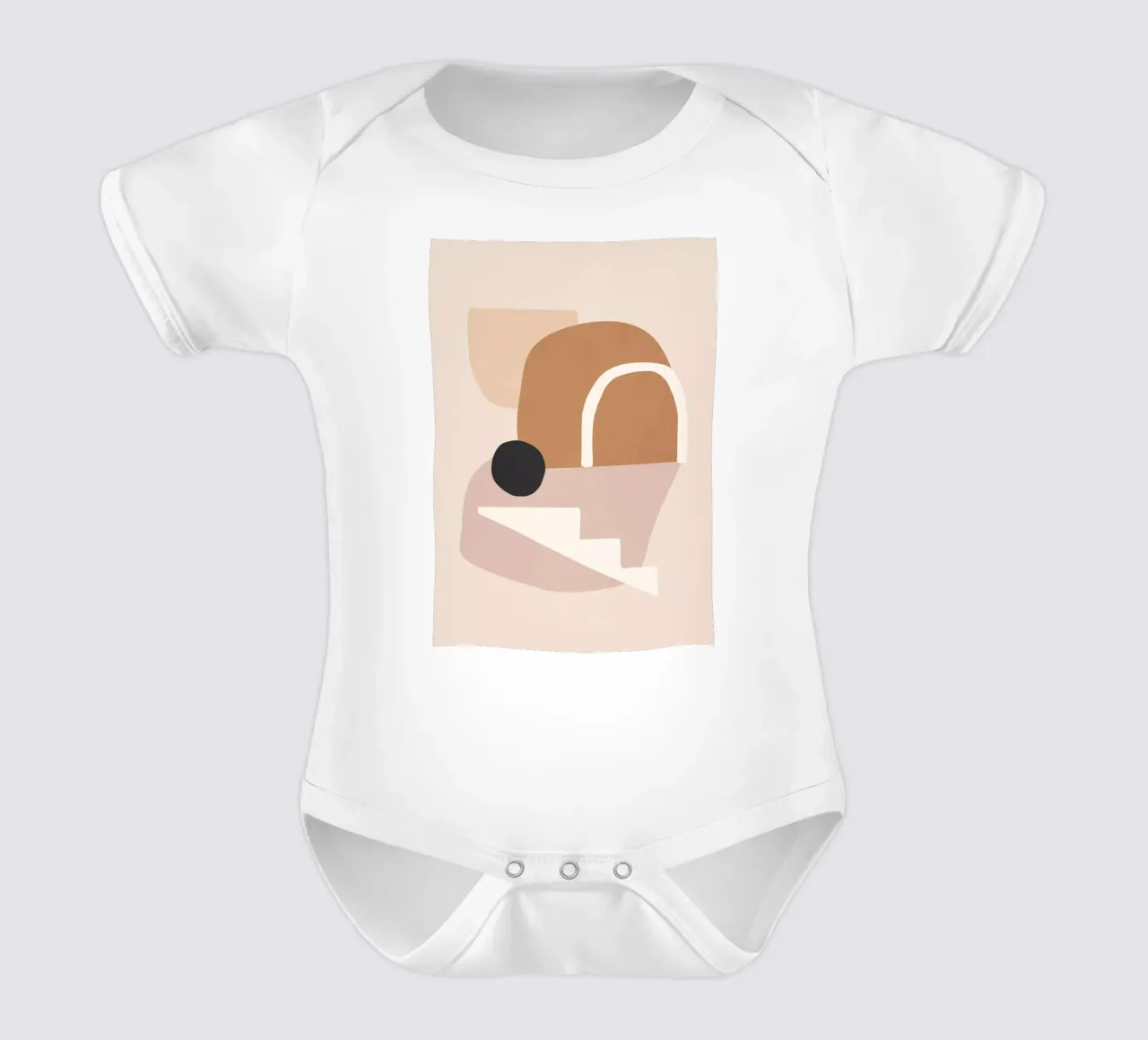 astratto minimo 24 body neonato maniche corte da ThingDesign
