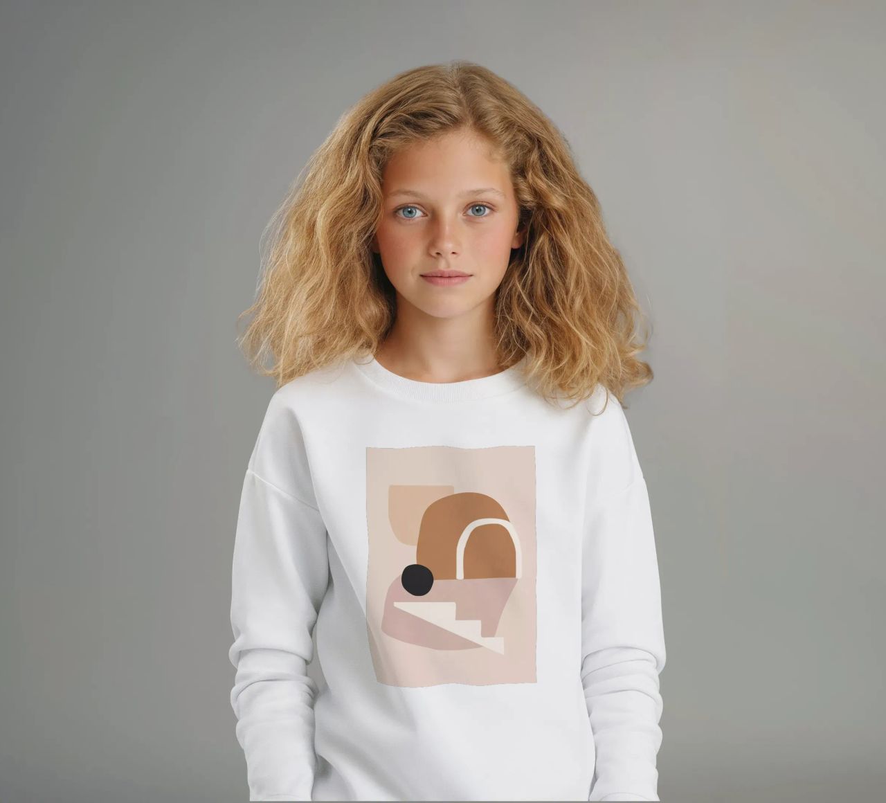 astratto minimo 24 felpa bambino da ThingDesign