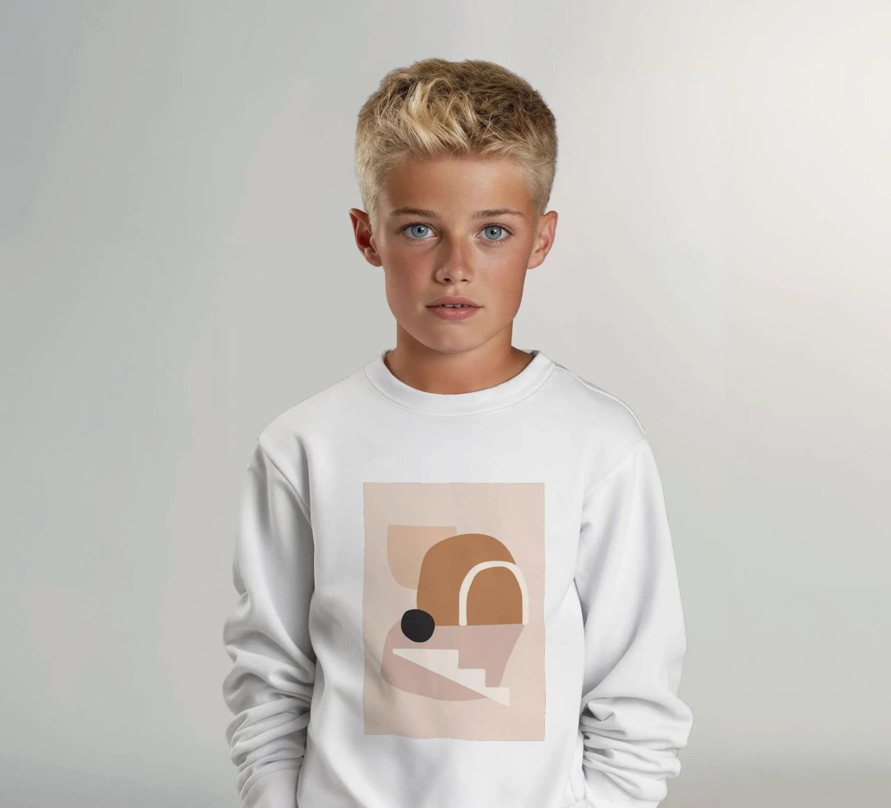astratto minimo 24 felpa bambino da ThingDesign