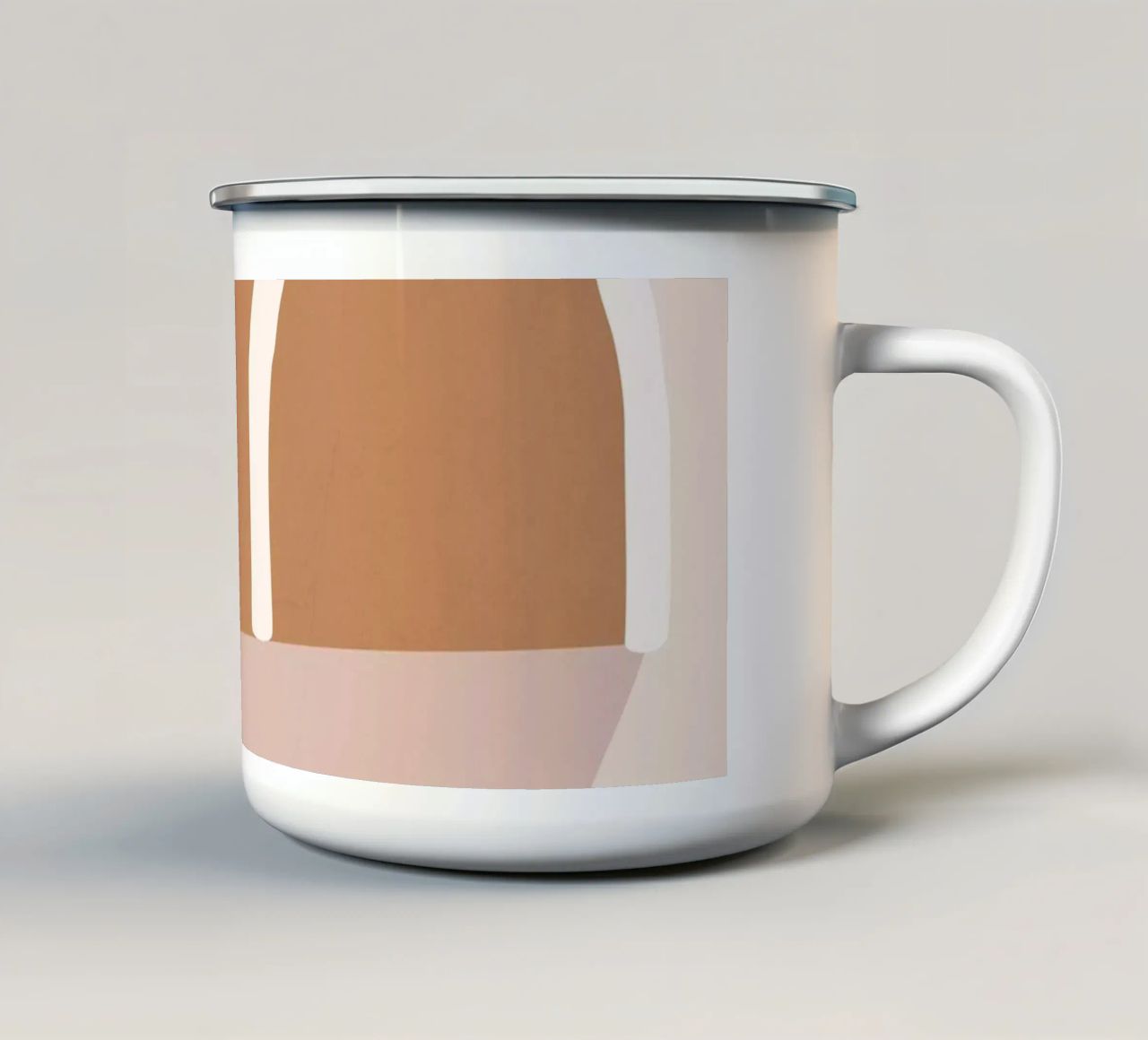astratto minimo 24 tazza in smalto da ThingDesign