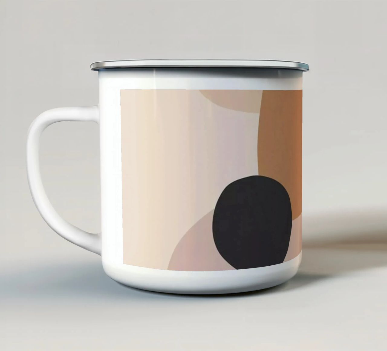 astratto minimo 24 tazza in smalto da ThingDesign