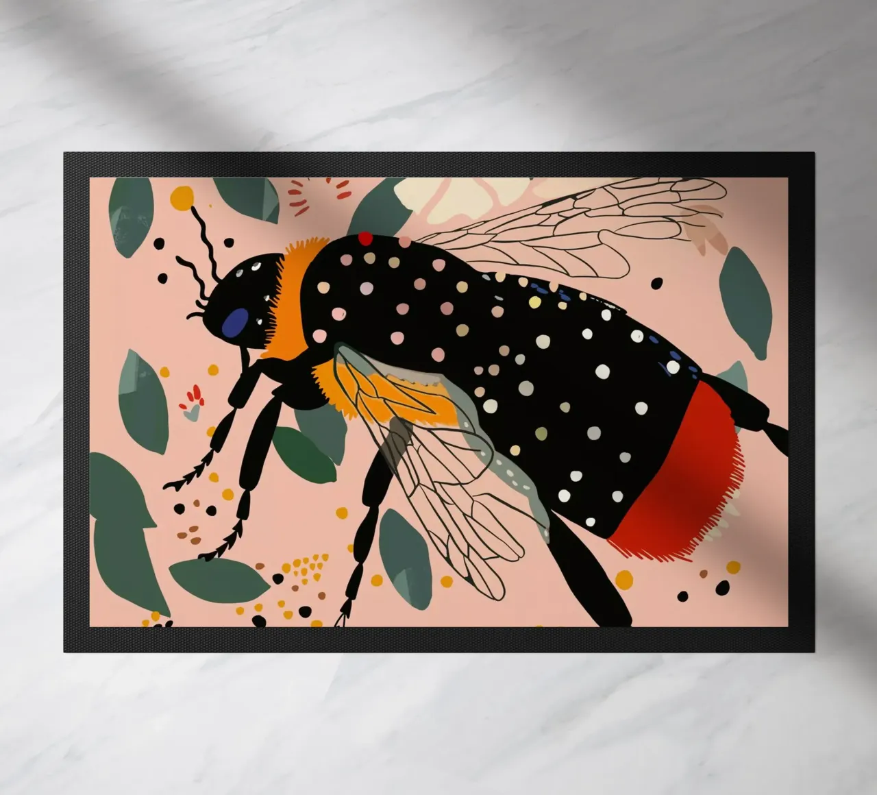 Ronzio floreale zerbino da ArtsySesta