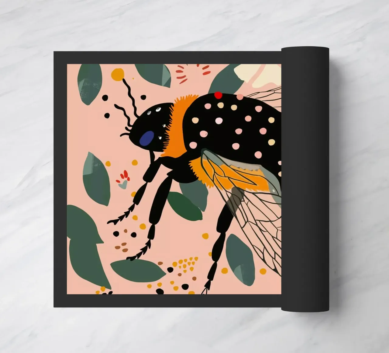 Ronzio floreale zerbino da ArtsySesta