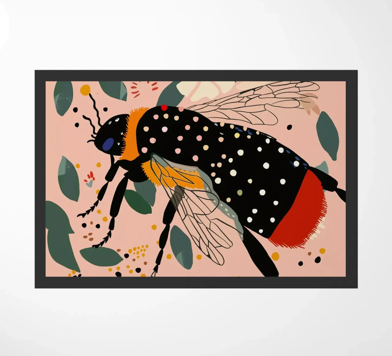 Ronzio floreale zerbino da ArtsySesta