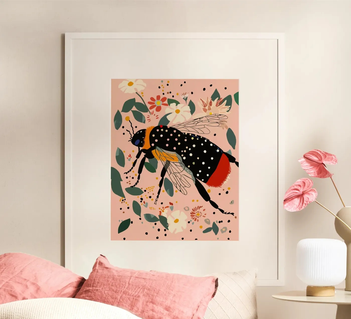 Floral Buzz poster da ArtsySesta