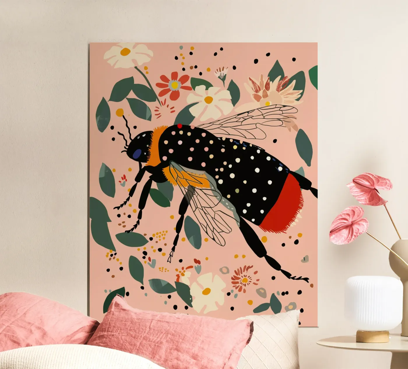 Floral Buzz poster da ArtsySesta