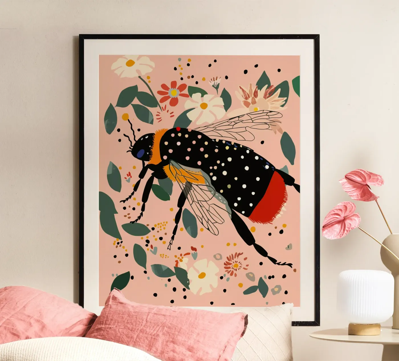 Floral Buzz poster da ArtsySesta