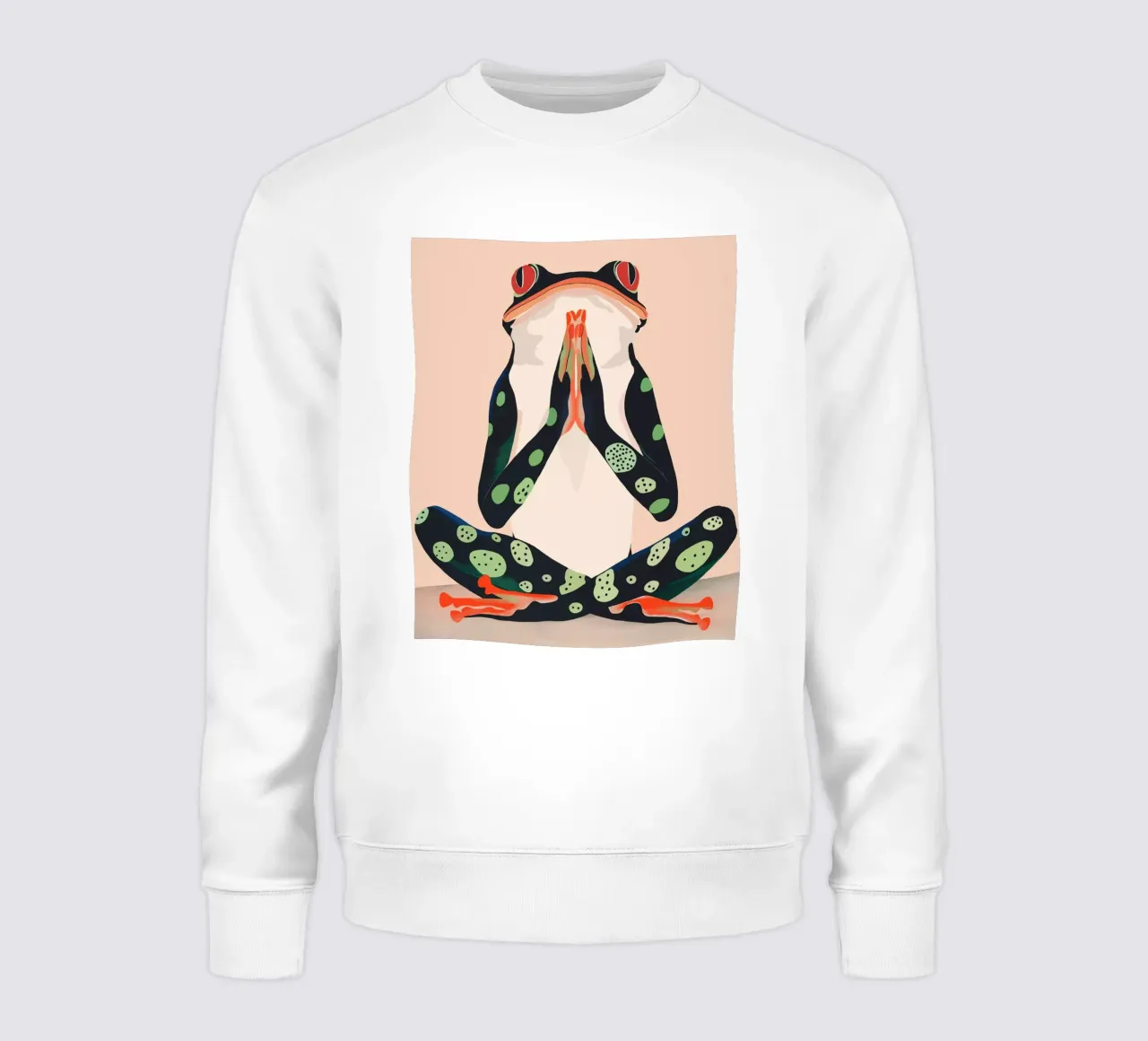 Yoga Frog sweatshirt by ArtsySesta