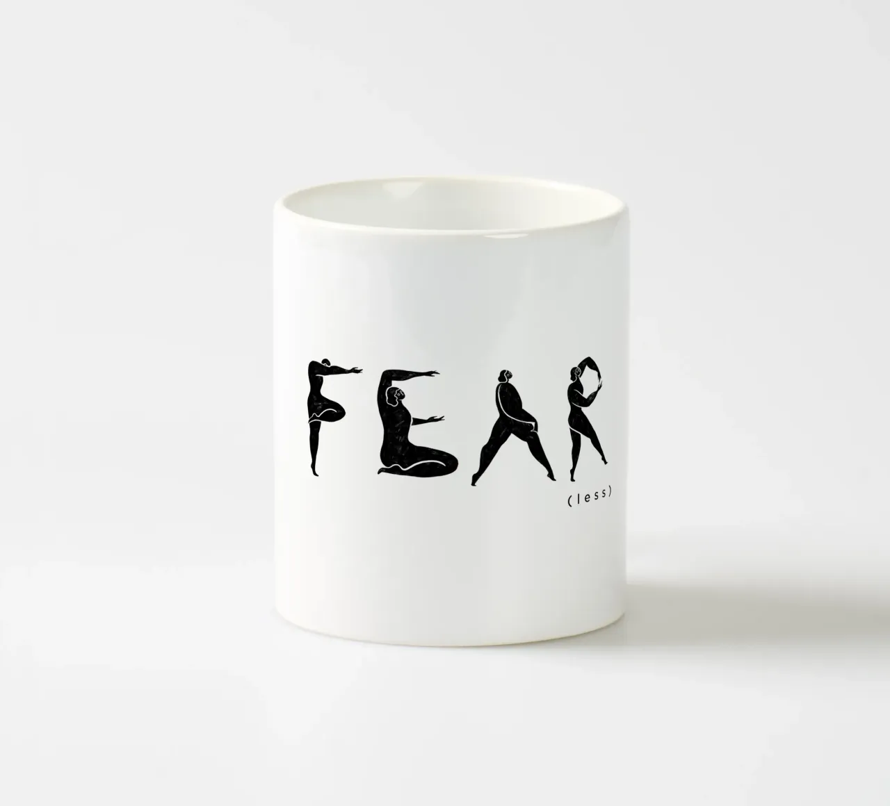 Fear- Less tazza in ceramica da Arty Guava