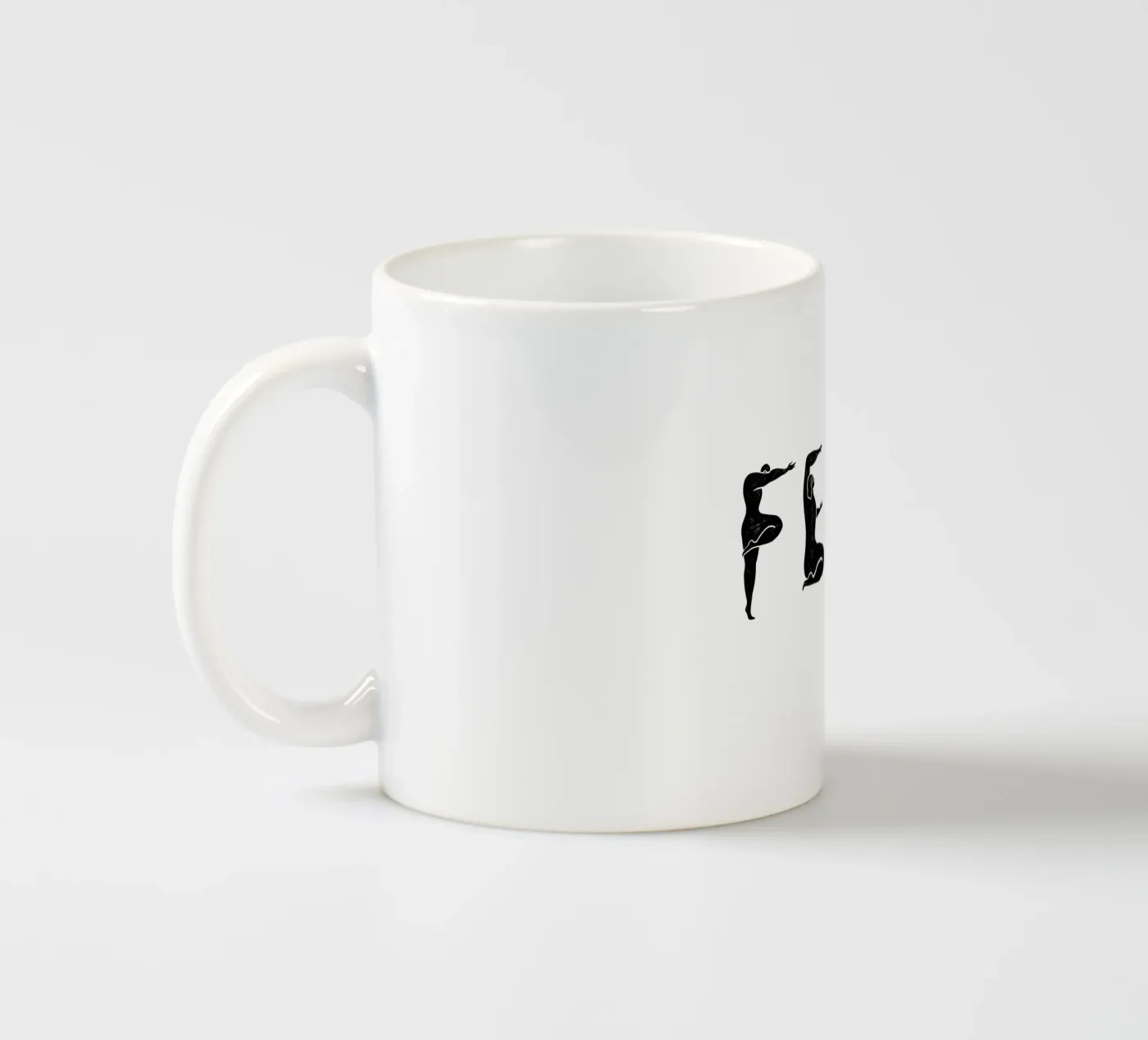 Fear- Less ceramic mug by Arty Guava