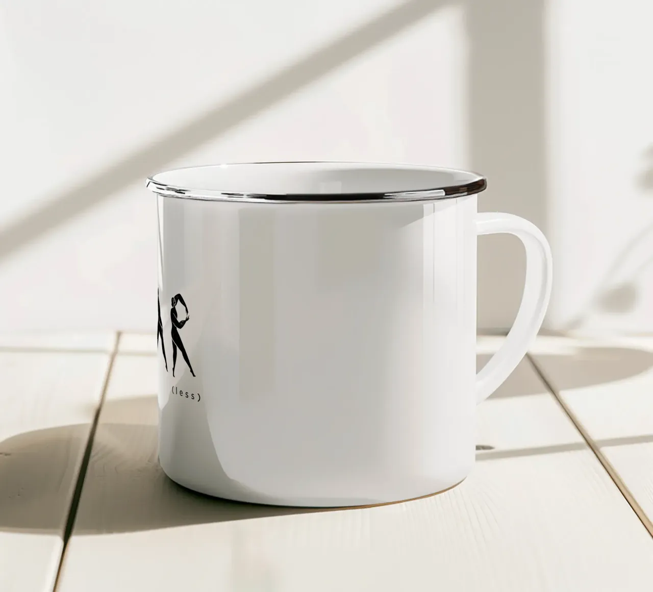 Fear- Less tazza in smalto da Arty Guava