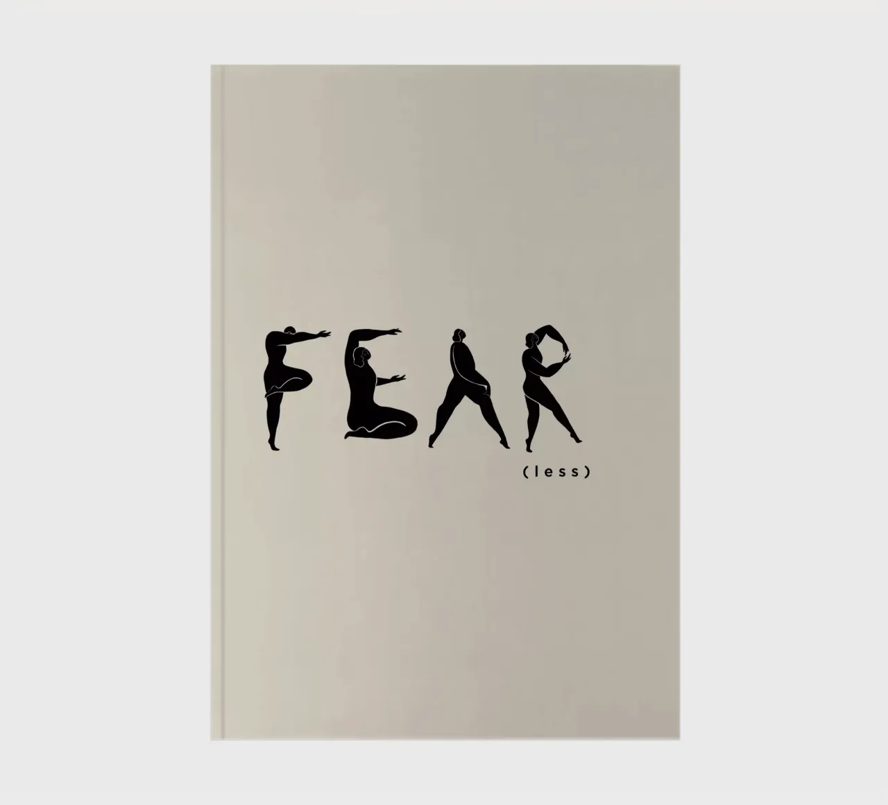 Fear- Less notebook by Arty Guava