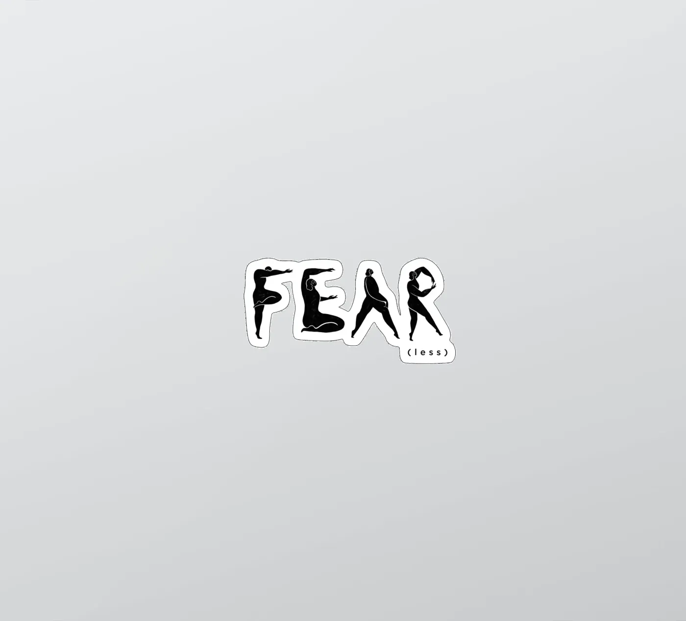 Fear- Less sticker by Arty Guava