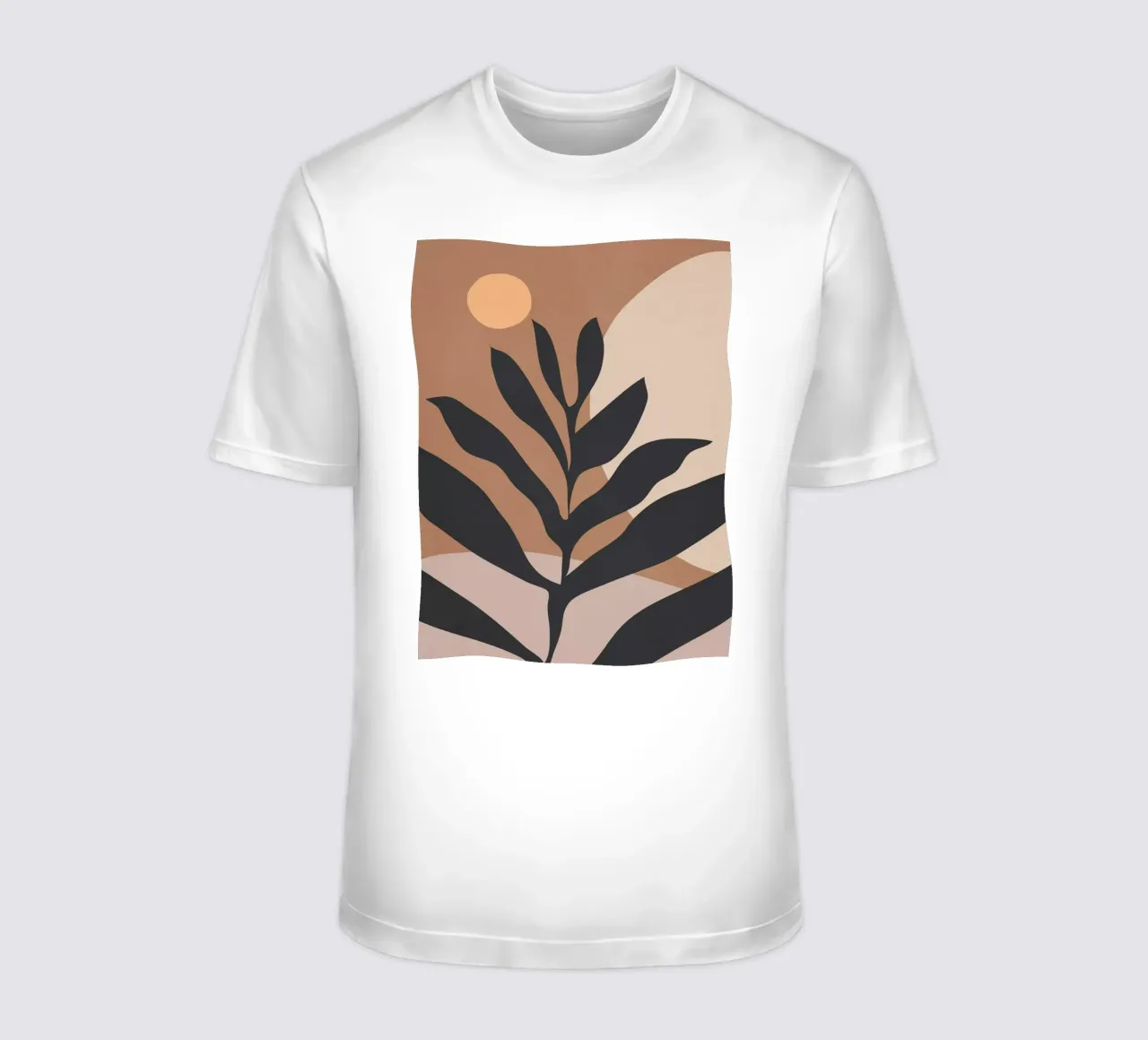 Tropical Leaf Abstract Art 2 t-shirt by ThingDesign
