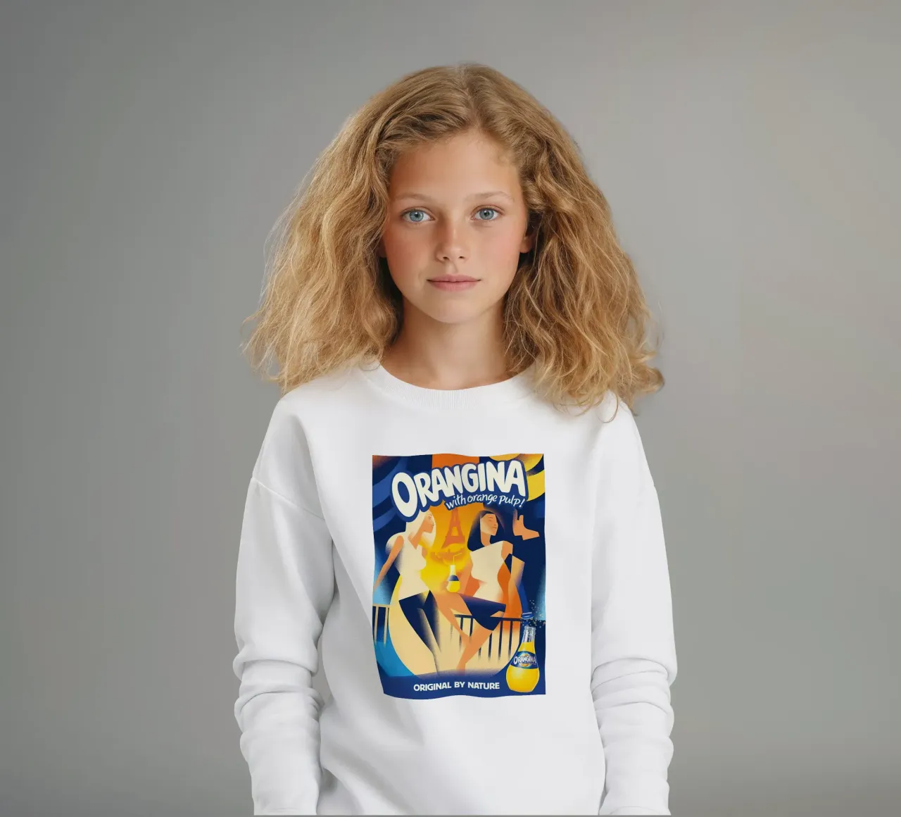 Polpa di arancia Orangina felpa bambino da Mr.Lorenzo