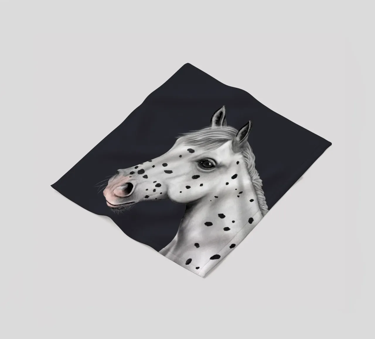 Knabstrupper Portrait coperta in pile da Moonlit Illustrations