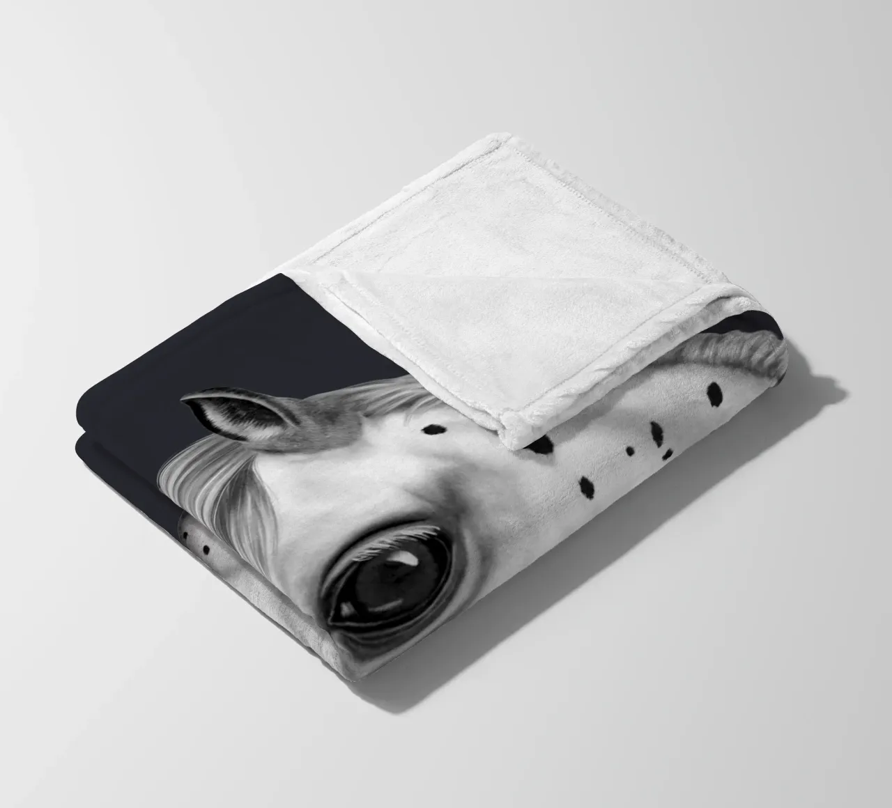Knabstrupper Portrait coperta in pile da Moonlit Illustrations