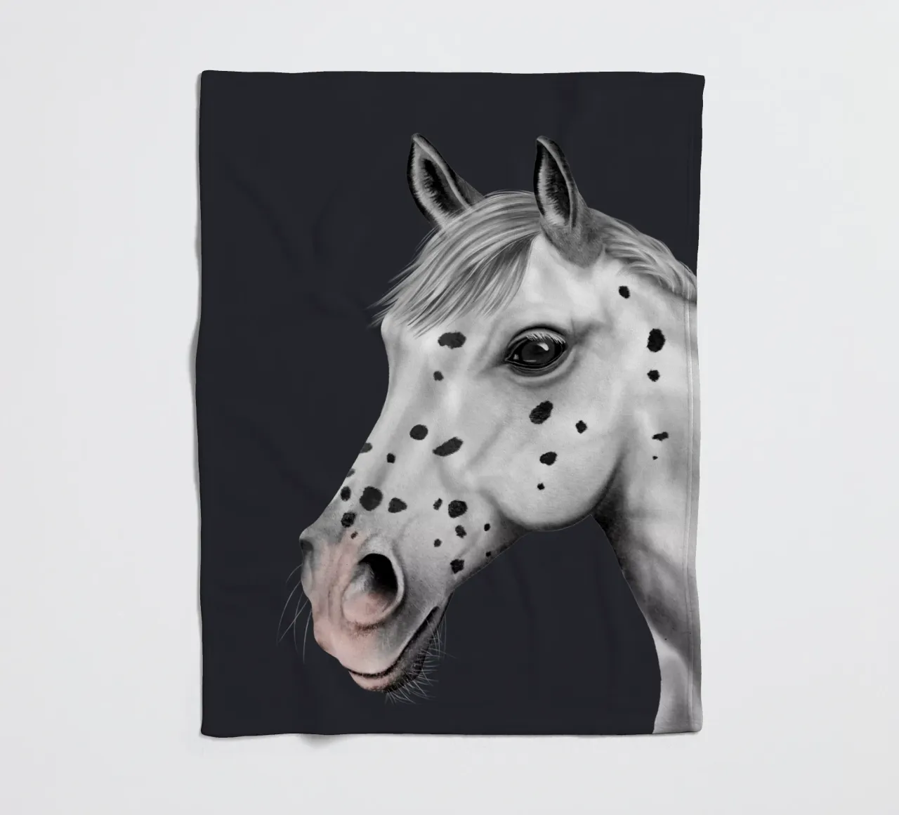 Knabstrupper Portrait coperta in pile da Moonlit Illustrations