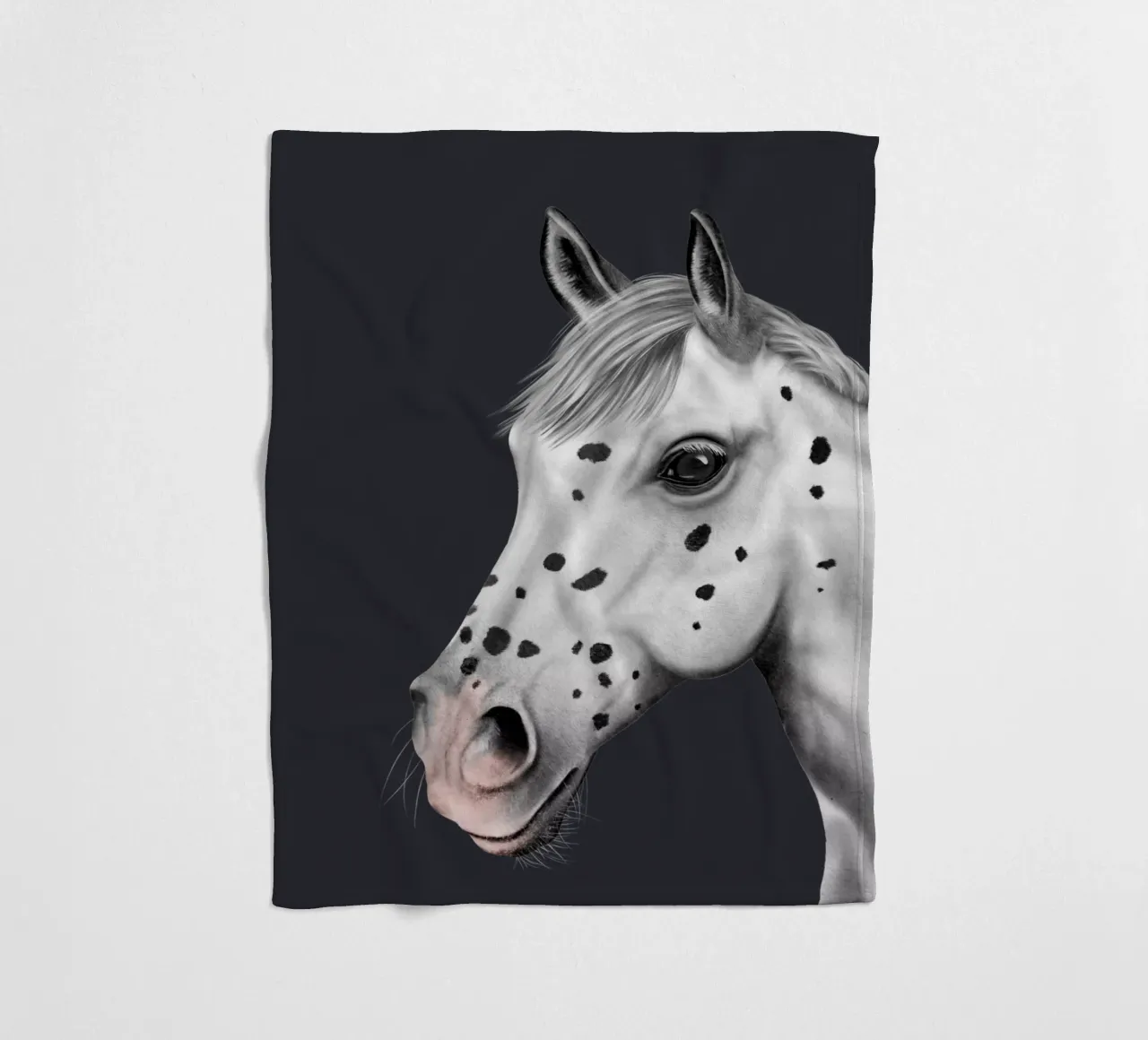 Knabstrupper Portrait coperta in pile da Moonlit Illustrations