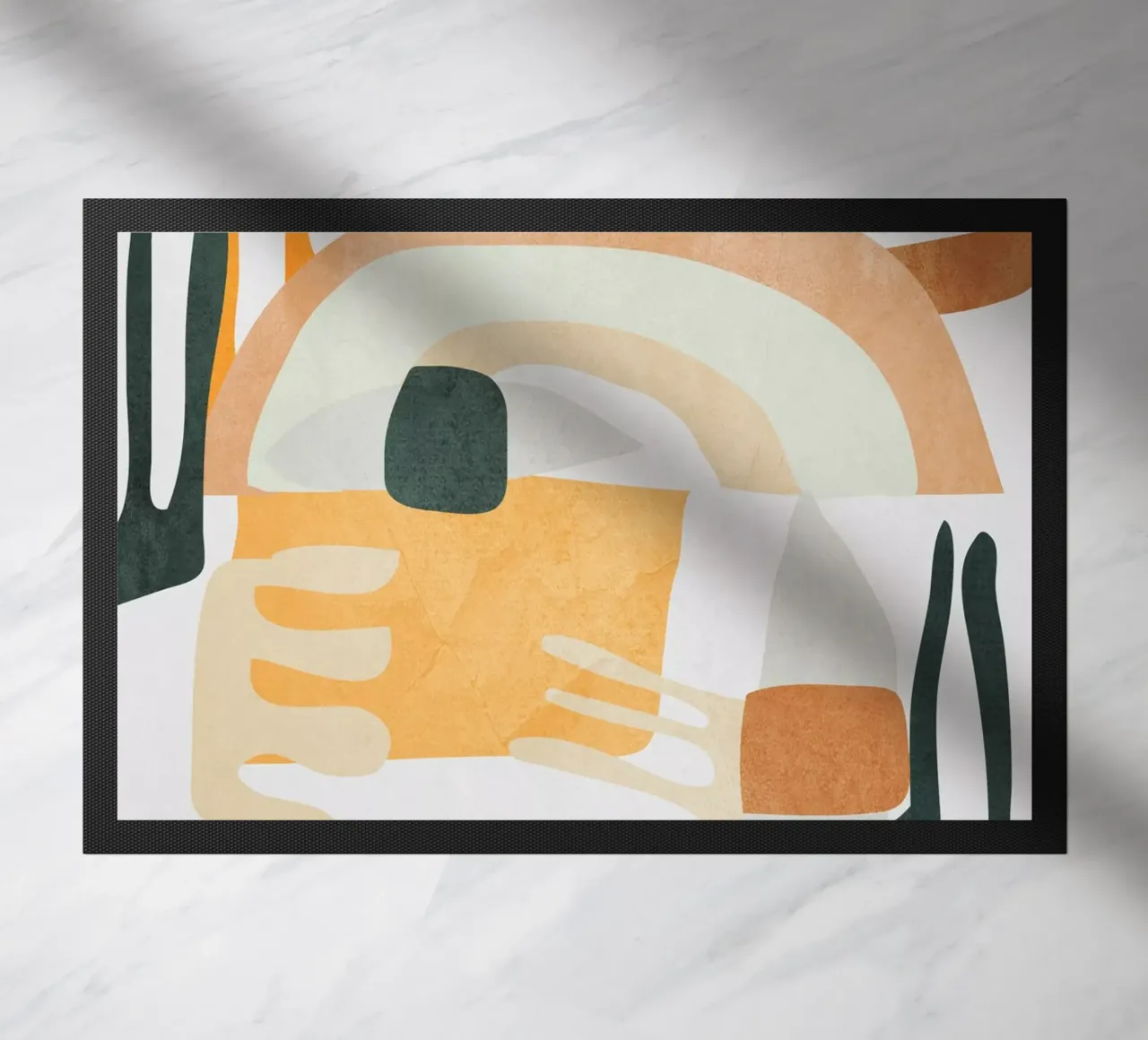 Abstract Art 10 doormat by ThingDesign