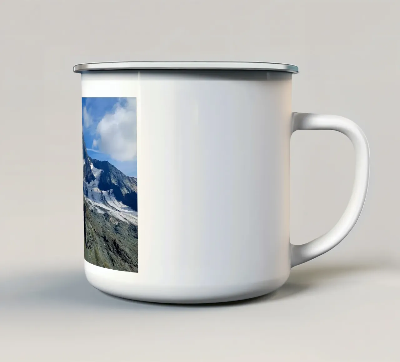 Il Großglockner tazza in smalto da Bangin
