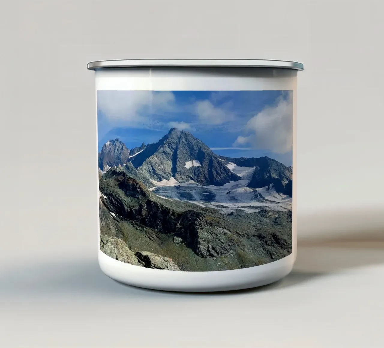 Il Großglockner tazza in smalto da Bangin