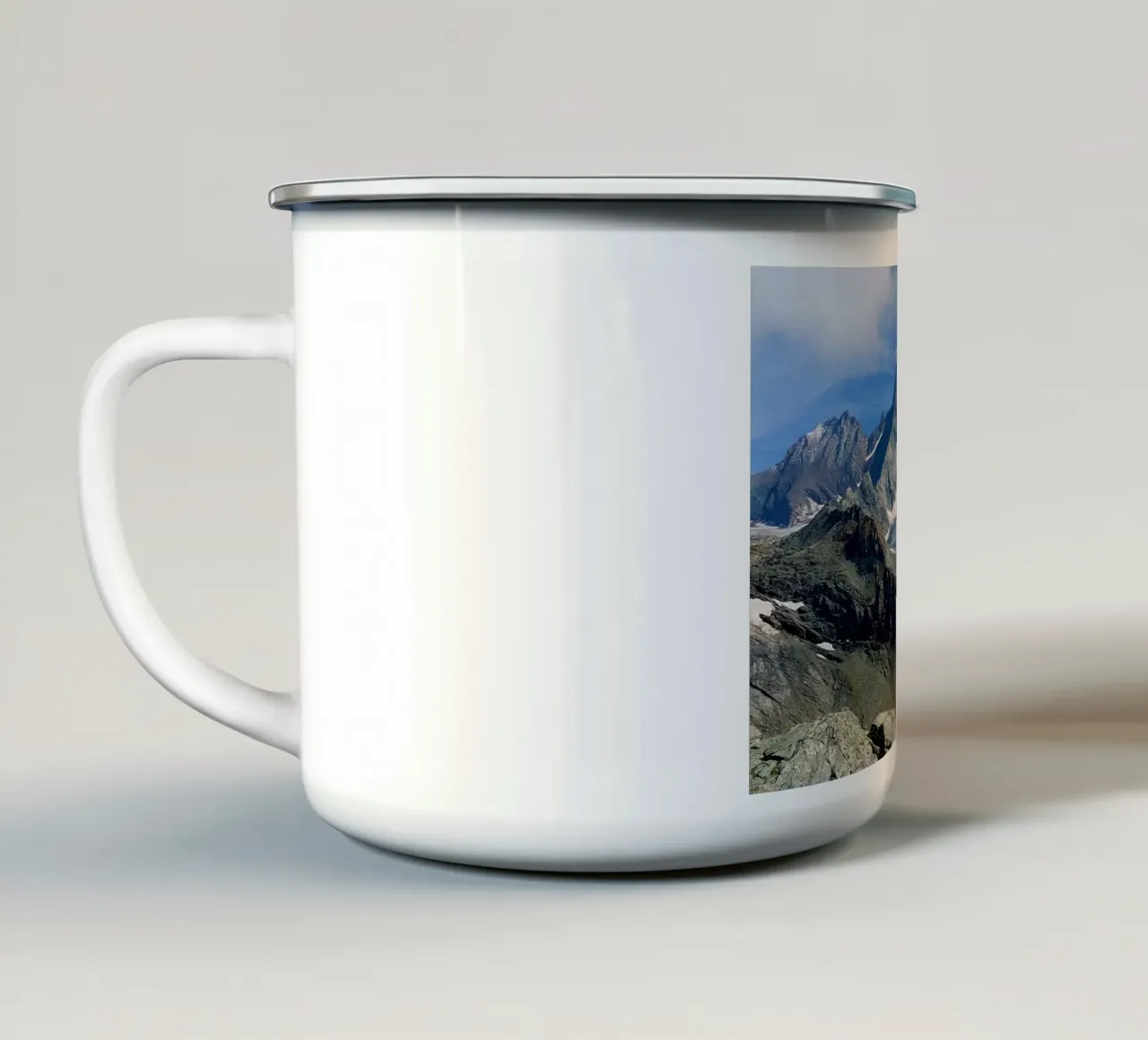 Il Großglockner tazza in smalto da Bangin